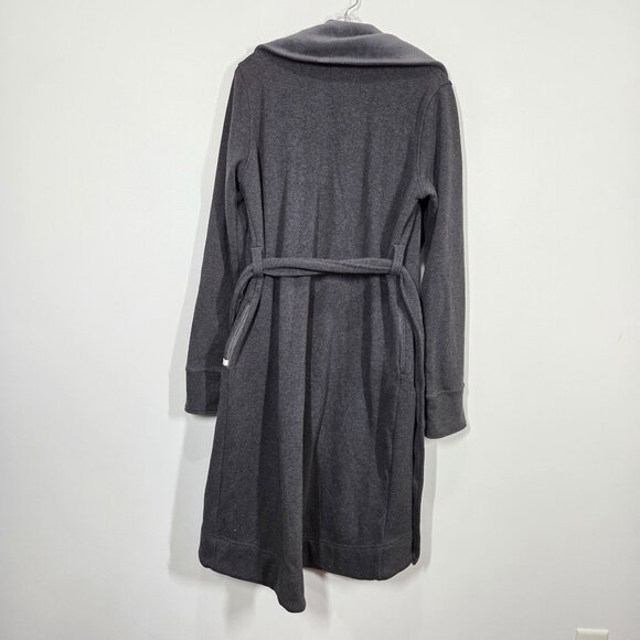 Ugg Robe Womens Medium Gray Duffield II Shawl Collar Plush Soft Cozy Luxury - Picture 13 of 14